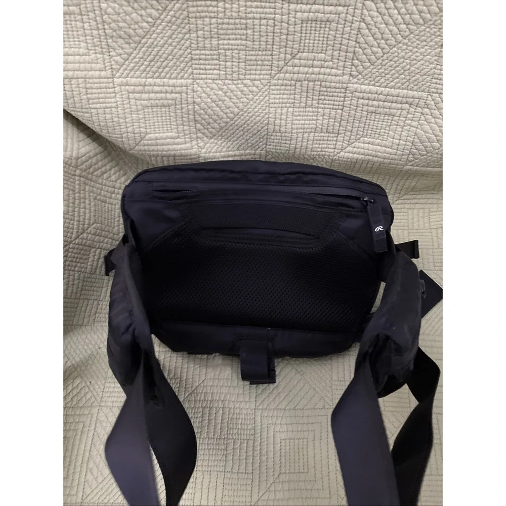 Rawlings Players Sling Bag Black Base/ Softball Crossbody Waist Pack 3 Sections